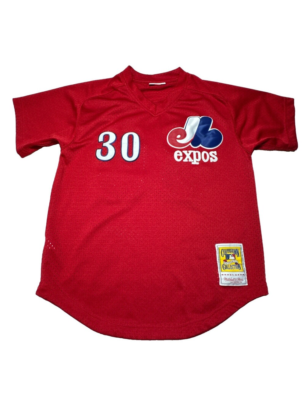 Montreal Expos Tim Raines #30 Mitchell & Ness Jersey Cooperstown Men Size 40 M